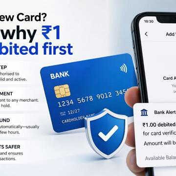 Ever noticed a ₹1 charge on your card? Don't panic—this is why it happens