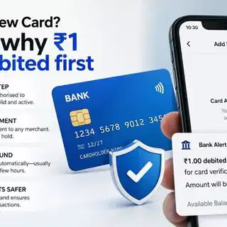 Ever noticed a ₹1 charge on your card? Don't panic—this is why it happens