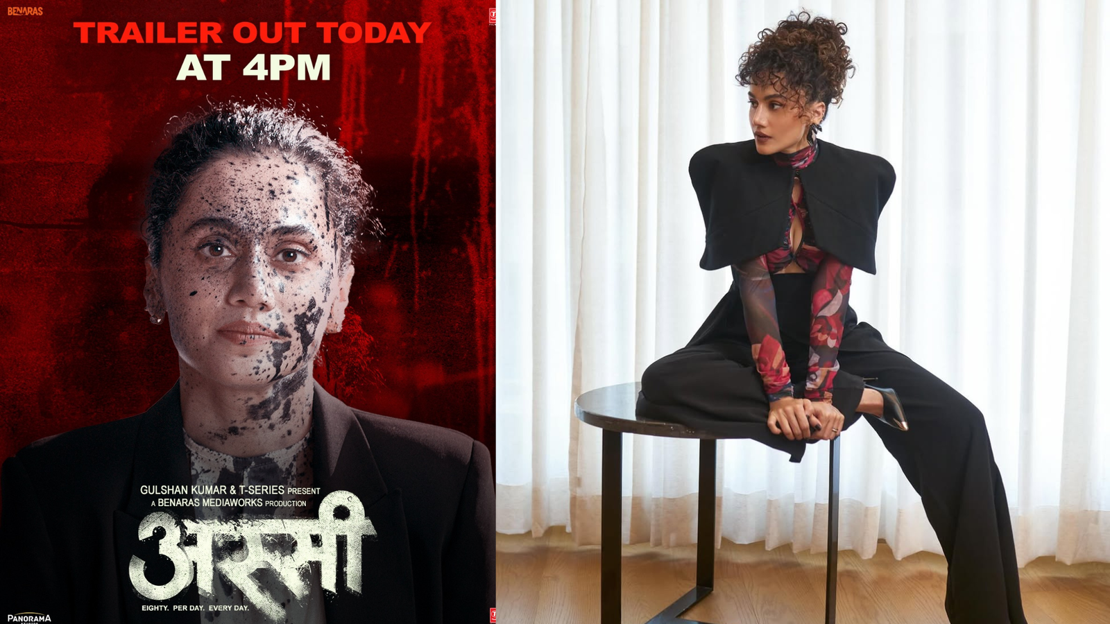 'Let's not hide behind the curtains of ignorance...': Taapsee Pannu urges audience to watch films in theatres ahead of 'Assi' release