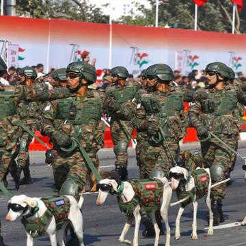 Indian Army’s K9 unit steals the show at Jaipur parade with sunglasses and precision march: WATCH