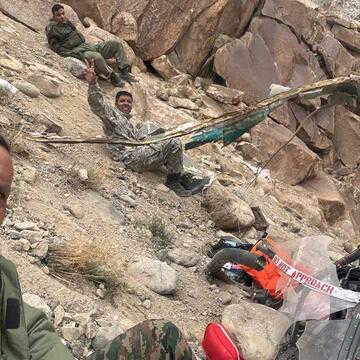 Indian Army Cheetah helicopter crashes near Leh, officers escape with minor injuries
