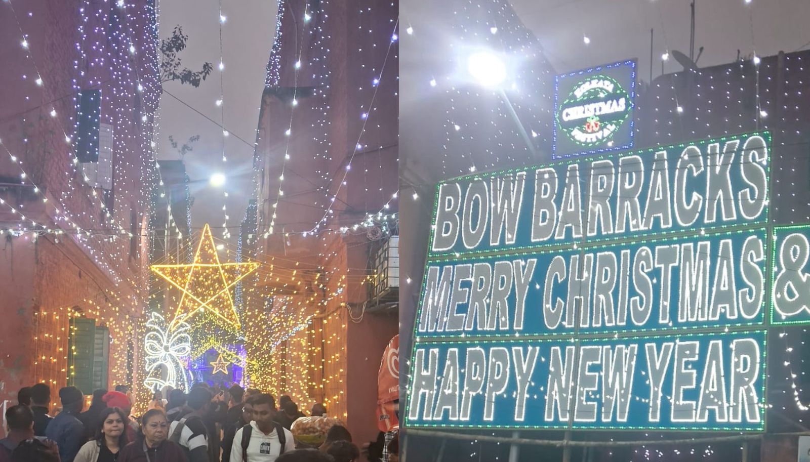 Bow Barracks at Christmas: Where memory and faith come alive as lights