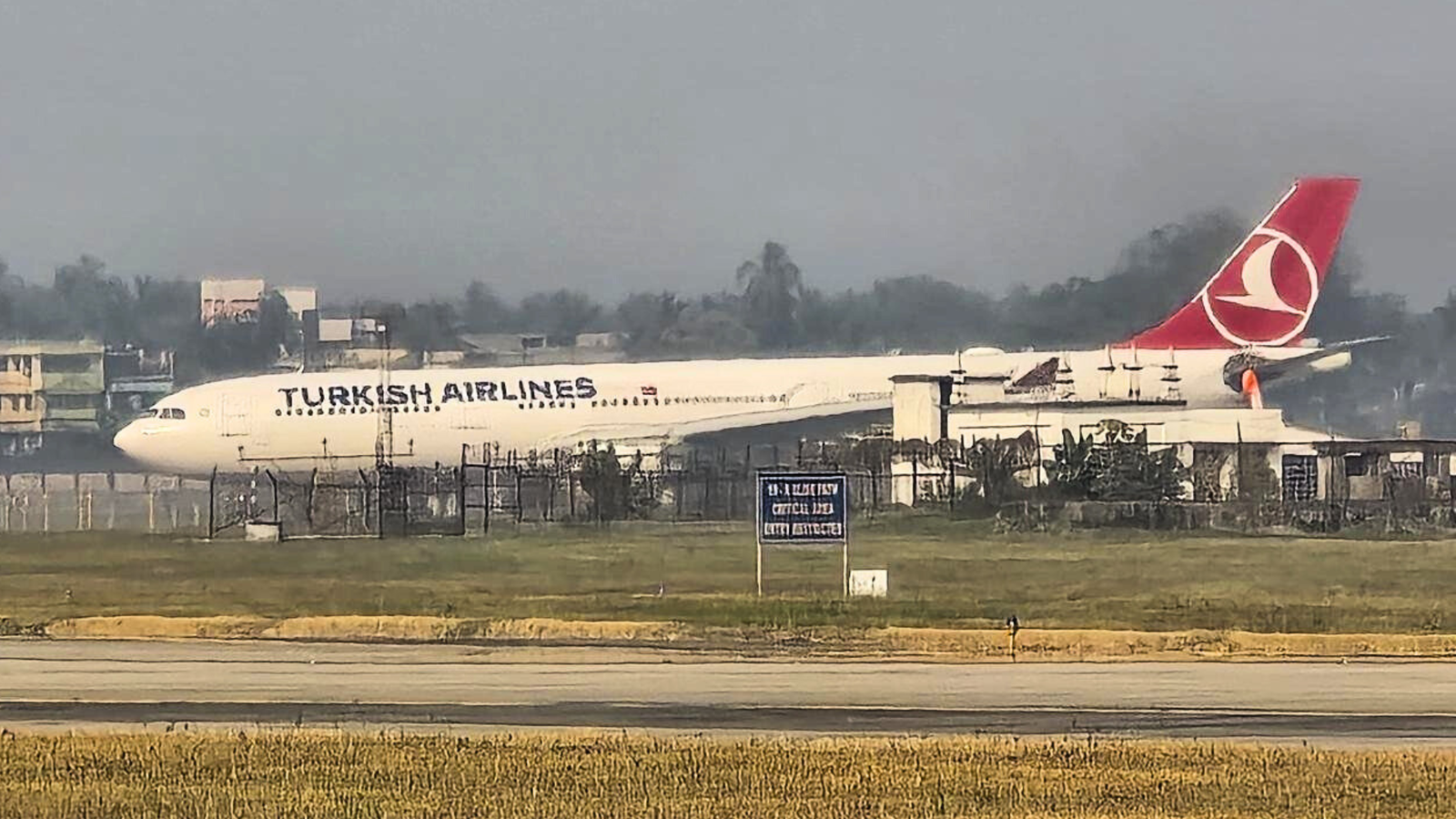 Turkish Airlines plane makes emergency landing at Kolkata airport after engine fire alert