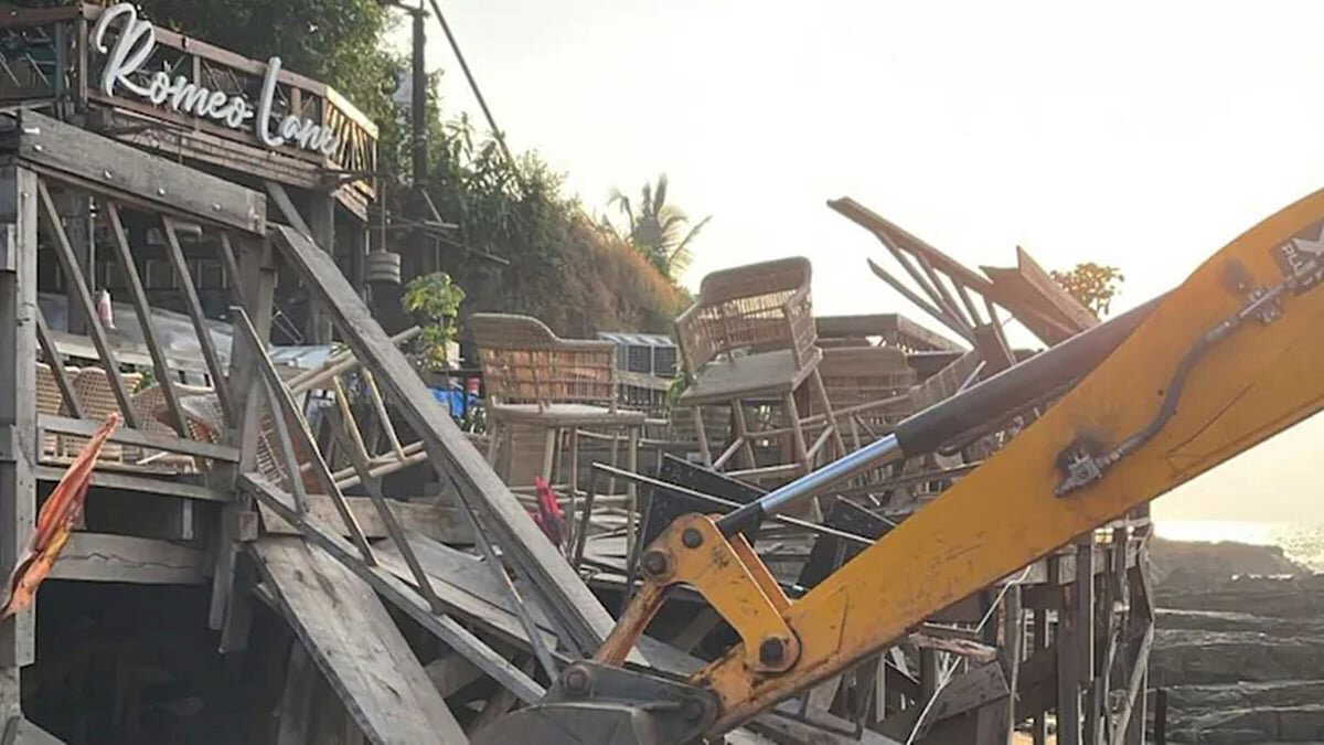 Following the nightclub fire in Goa, the Luthras' third property was also demolished