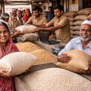 Government eases ration stress — get 3 months' food grains in a single visit