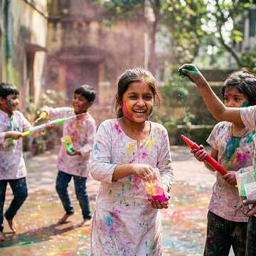 Colours entered your child's eyes on Holi? Here's what you should do immediately