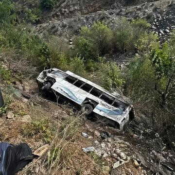 At least 12 dead, over 20 injured after passenger bus loses control and crashes into gorge in J&K's Udhampur
