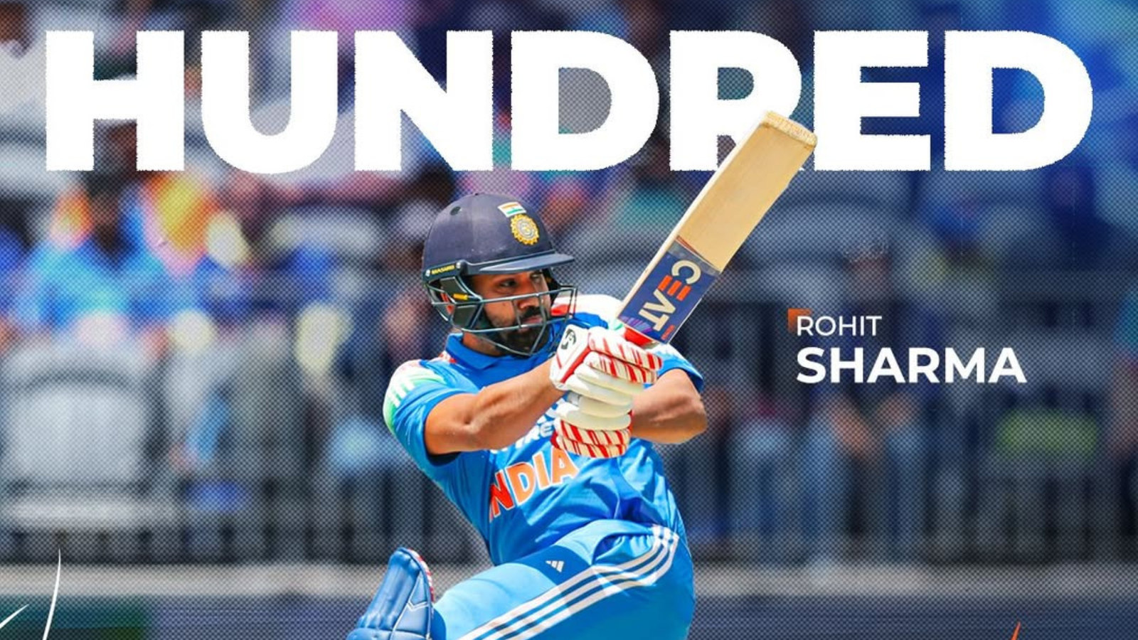 Rohit Sharma slams 33rd ODI century against Australia