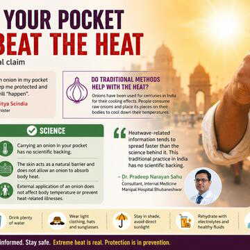 Can carrying onions really beat the heat? What doctors want you to know