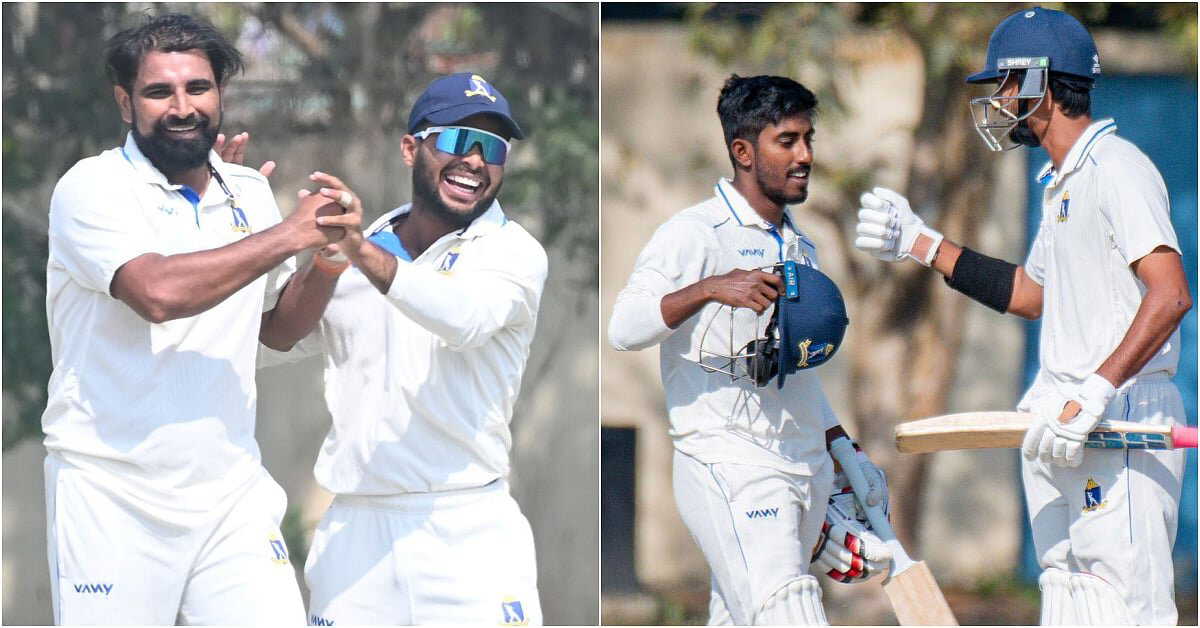 Sudip Kumar Gharami’s 146 powers Bengal ahead against Jammu & Kashmir in Ranji Trophy semi-final
