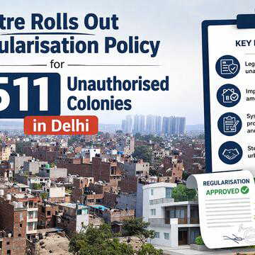 Centre rolls out regularisation policy for 1,511 unauthorised colonies in Delhi