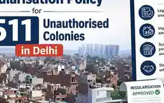 Centre rolls out regularisation policy for 1,511 unauthorised colonies in Delhi