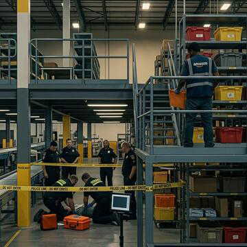 'Just turn around and not look': Amazon worker dies on warehouse floor as colleagues told to keep working