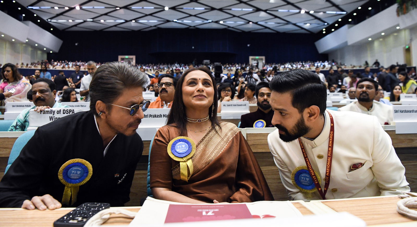 Shah Rukh Khan, Rani Mukerji honoured at National Film Awards 2025
