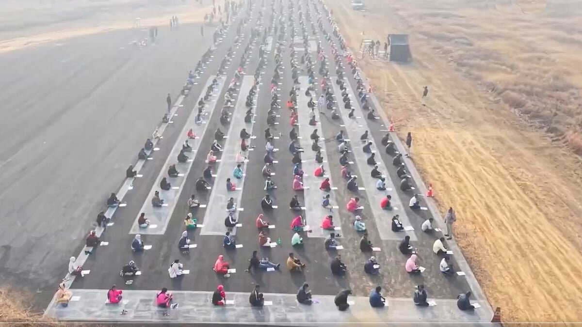 8,000 candidates for 187 vacant posts, exam held on runway under open sky