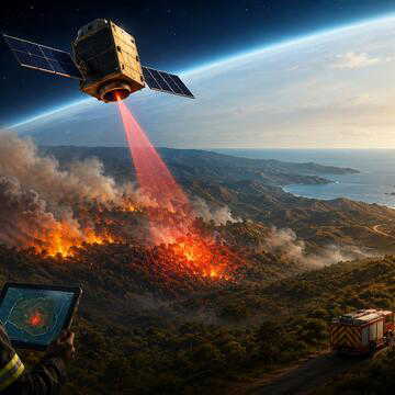 Can AI stop wildfires sooner? Greece launches four 'fire-hunting' satellites