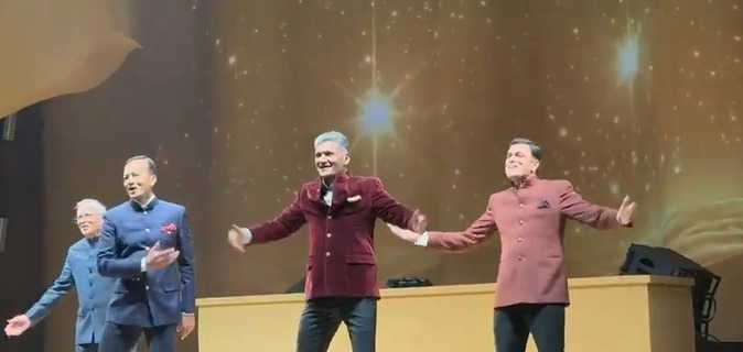 Watch| Naveen Jindal joins brothers for lively ‘Na Na Na Na Re’ dance at daughter’s wedding