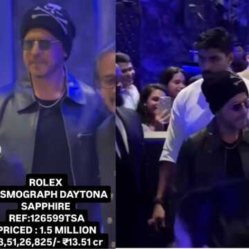 Can you guess the price of the watch Shah Rukh Khan wore in Dubai?