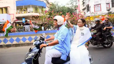 In a first, Mamata Banerjee steps out on polling day, visits booths; alleges 'interference' by outside observers