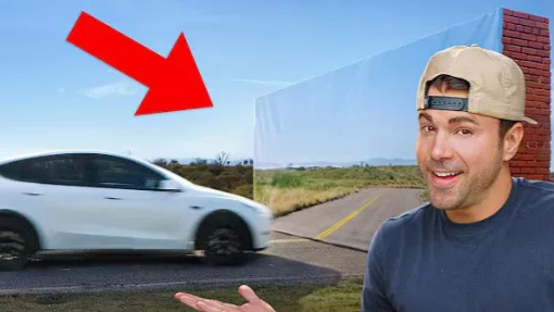 Mark Rober crashes Tesla into a ‘Cartoon Wall': You won’t believe what happened next