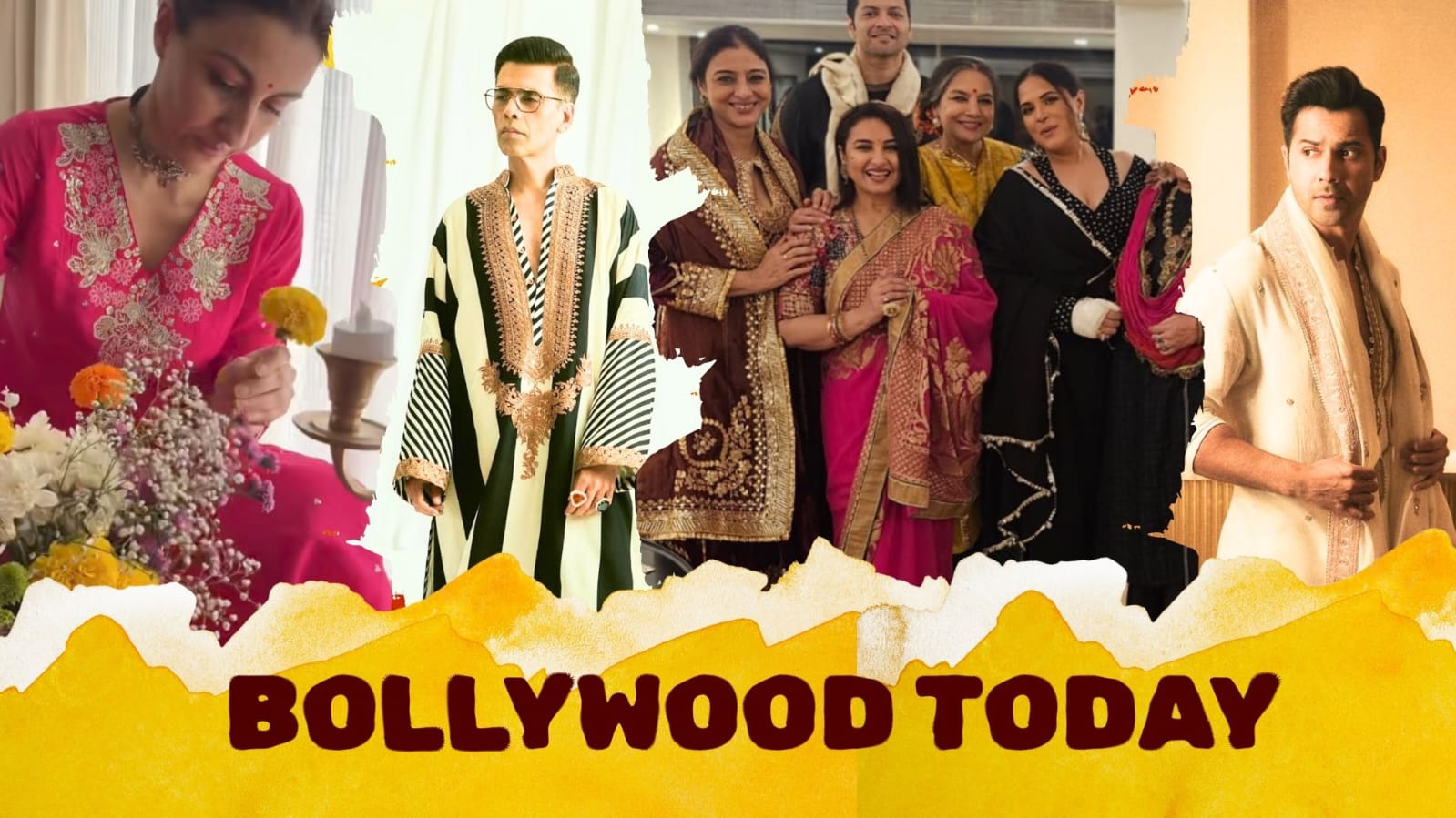 Bollywood today: Karan Johar shines with style, Ali Fazal, Soha Ali Khan shares Diwali moments and more