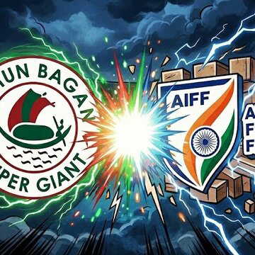 Why did the Mohun Bagan Super Giant and All India Football Federation clash over the March 6 ISL match?