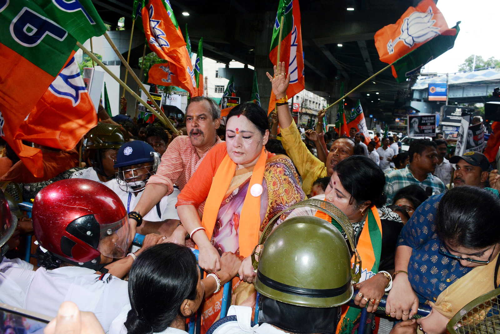 BJP leader Agnimitra Paul demands investigation on how many ‘women from Bangladesh’ are receiving Lokkhir Bhandar aid by WB govt.