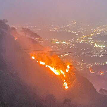Himachal forest fire: IAF deploys ‘Bambi Bucket’ helicopters in Kasauli operation
