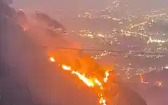Himachal forest fire: IAF deploys ‘Bambi Bucket’ helicopters in Kasauli operation