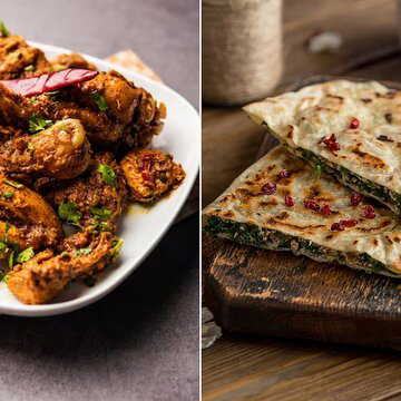 Sunday night special | Fenugreek leaf paratha with South Indian–style chicken fry: Here's the recipe