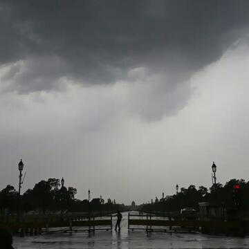 Red alert in Delhi: IMD warns of intense rain and winds up to 80 kmph