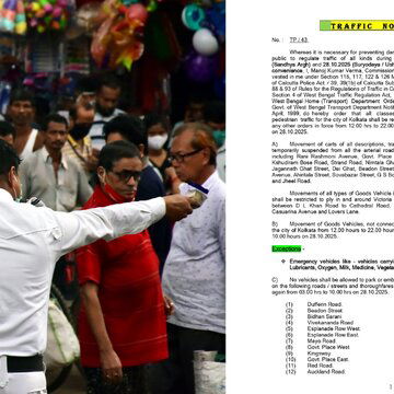 Kolkata Police issues traffic advisory ahead of Chhat Puja. Here is what you need to know