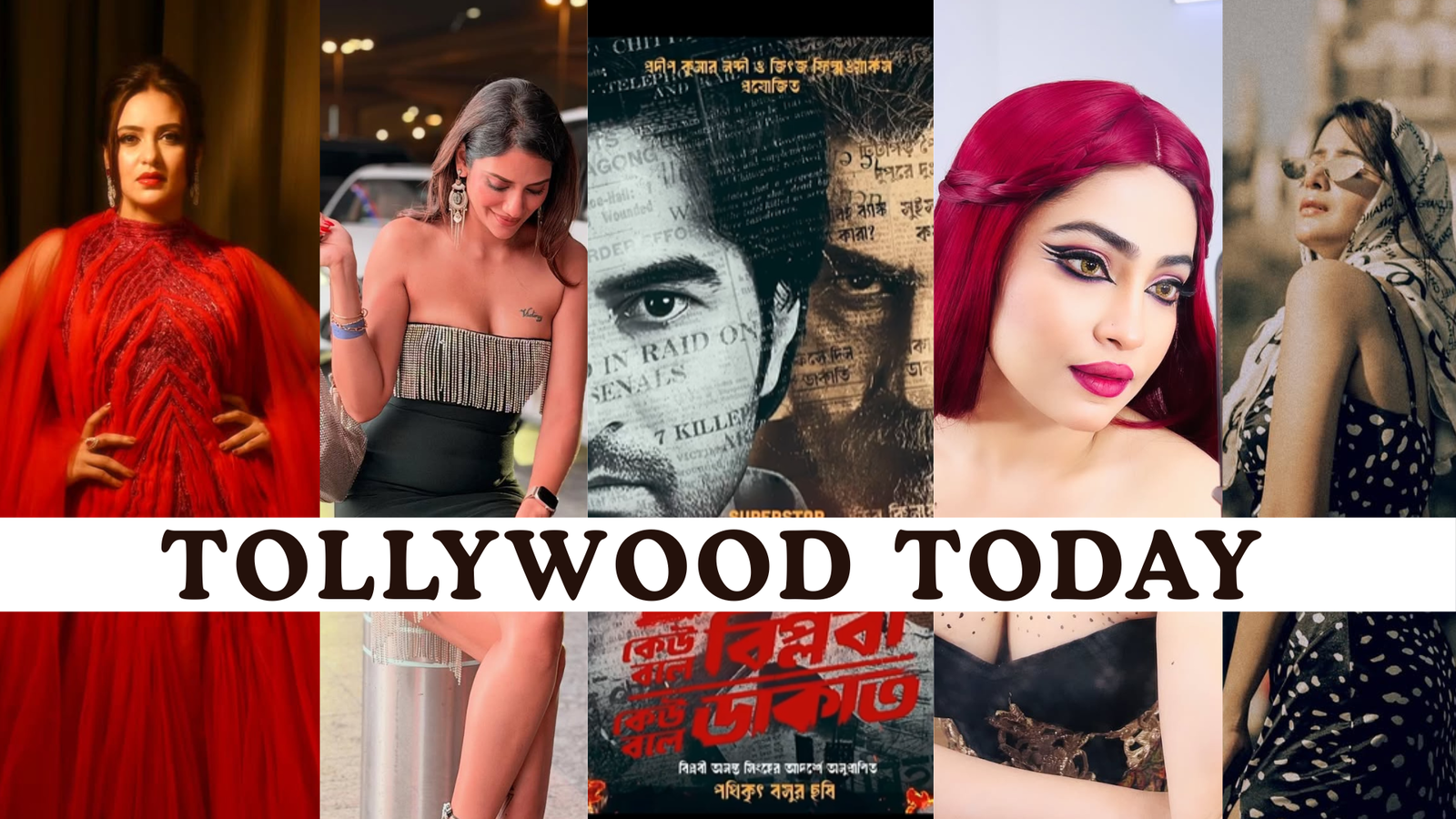 Tollywood today: Nusrat turns up the glam, Priyanka stuns in red, and Jeet teases next big release