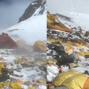 ‘World’s tallest peak’ drowning in trash? Viral Everest video raises concerns | WATCH