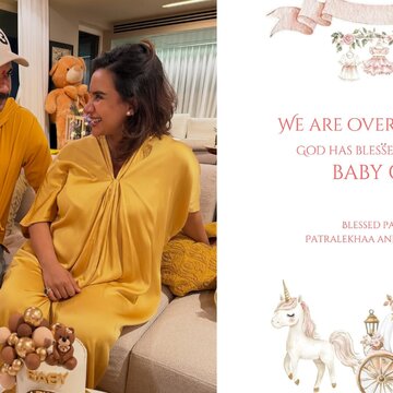 Rajkummar Rao, Patralekhaa welcome baby girl on wedding anniversary; Farah Khan drops unseen baby shower pics