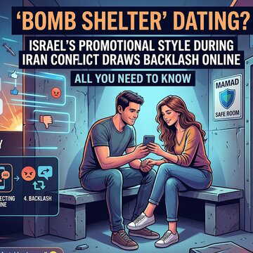 What is ‘Bomb shelter' dating? Israel's promotional style during Iran conflict draws backlash online, all you need to know