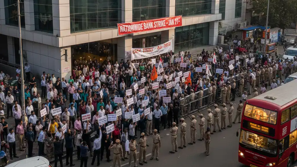 Banks may remain shut for four consecutive days as unions plan January 27 strike