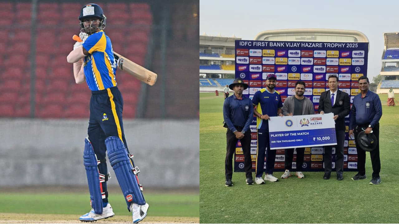 Delhi Capitals prodigy Abhishek Porel and Mukesh Kumar lead Bengal’s comeback win over Chandigarh in Vijay Hazare Trophy