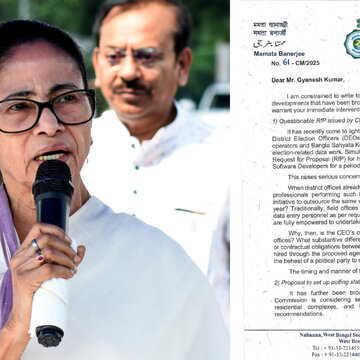 West Bengal Chief Minister Mamata Banerjee raises concern over recent ECI actions, seeks clarity from Bengal CEO