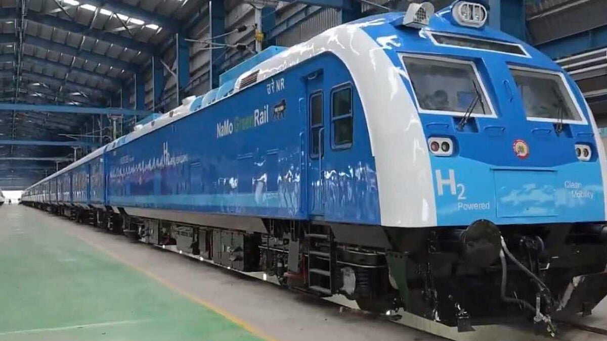 India’s first hydrogen-powered train likely to begin operations in January