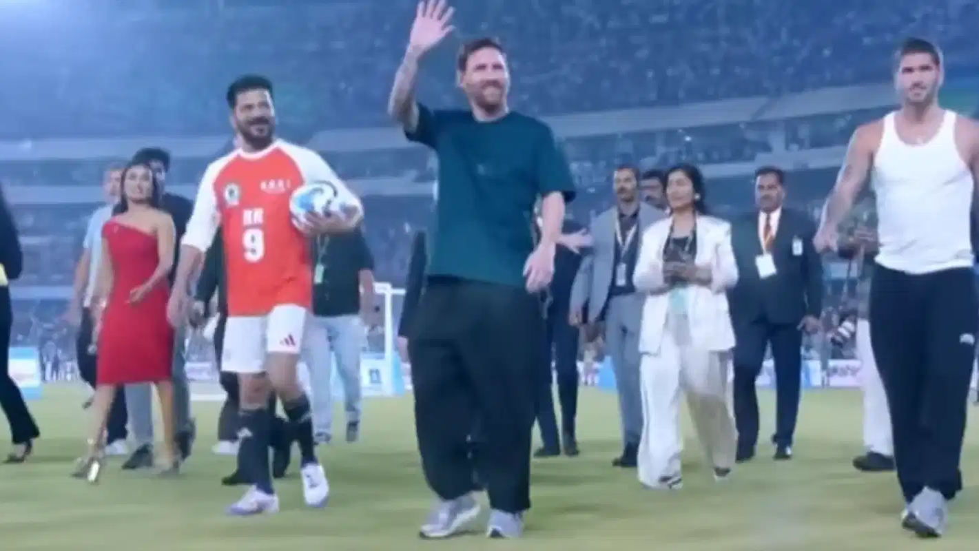Lionel Messi's Hyderabad G.O.A.T. tour event ends perfectly, meets Rahul Gandhi