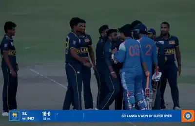 Dambulla drama: India A lose to Sri Lanka A in thrilling Super Over finish
