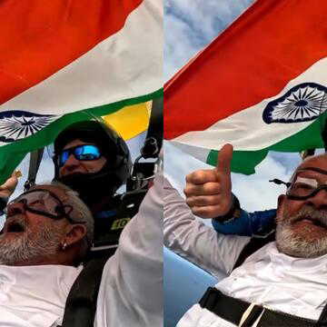 'Age is truly just a number': Indian man takes grandfather skydiving in Australia | WATCH