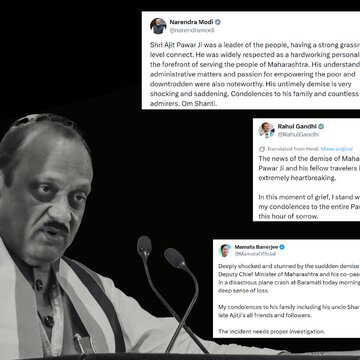‘A leader of the people’: From PM Modi to Rahul Gandhi- leaders across parties mourn Maharashtra deputy CM Ajit Pawar’s death