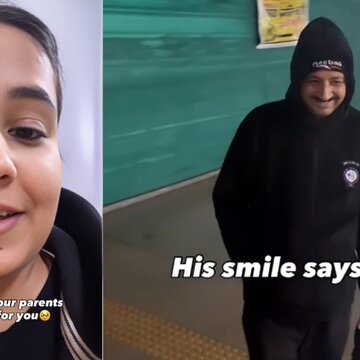 ‘Parents can do anything’: Heartwarming video of father bringing food to daughter during brief train stop goes viral| WATCH