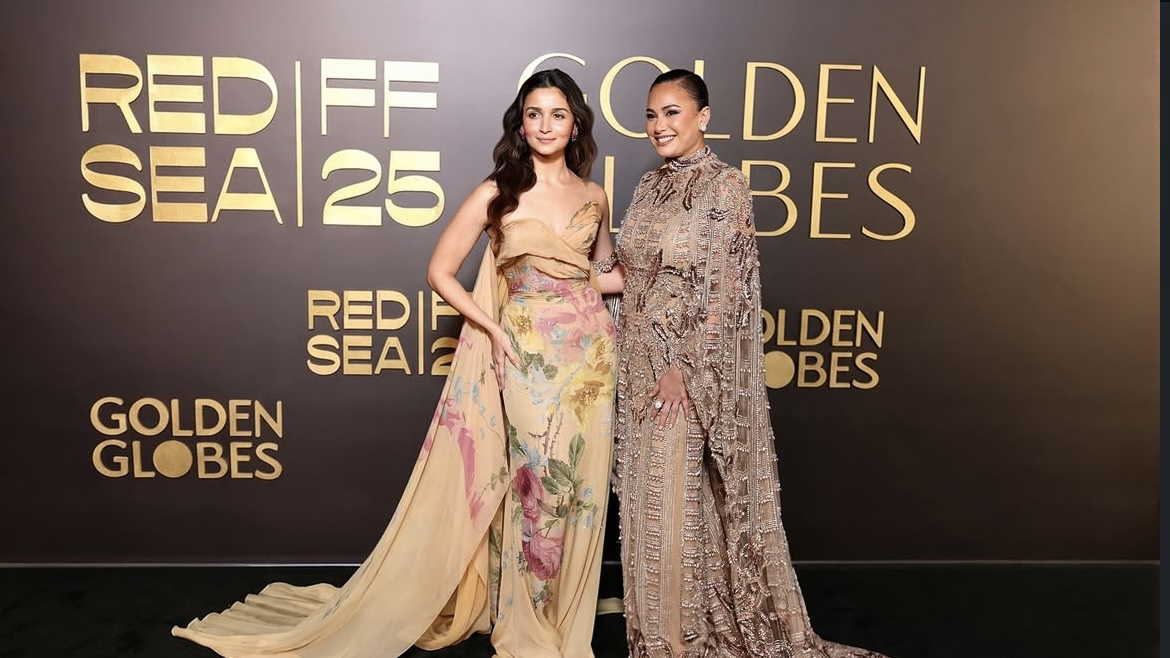 Alia Bhatt wins Golden Globe Horizon Award, drops first look from upcoming movie at Red Sea Film Festival