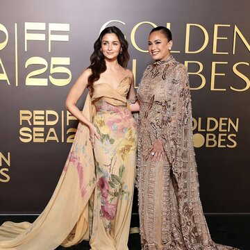 Alia Bhatt wins Golden Globe Horizon Award, drops first look from upcoming movie at Red Sea Film Festival