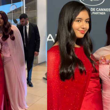 Aaradhya Bachchan makes debut at Cannes Film Festival with Aishwarya Rai, internet reacts