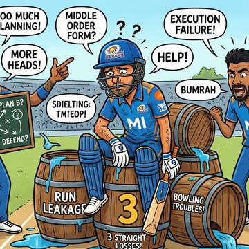 Mumbai Indians have lost back-to-back-to-back matches: where it is going wrong
