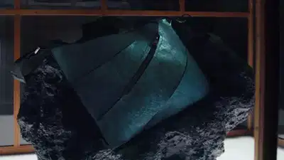 World’s first ‘dinosaur leather’ bag unveiled, debate over authenticity begins